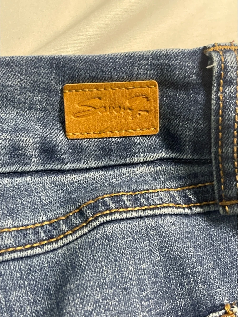 Women’s Size 14 Seven7 High Rise Cuffed Skinny Jeans - Picture 6 of 6